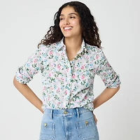 Lightweight cotton shirt signature fit