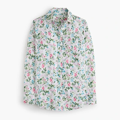 Lightweight cotton shirt signature fit