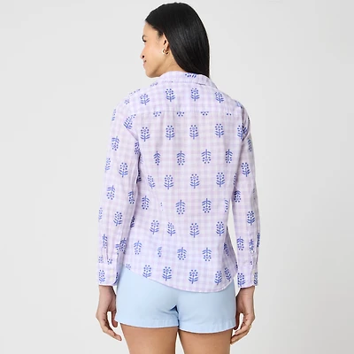 Lightweight cotton shirt signature fit