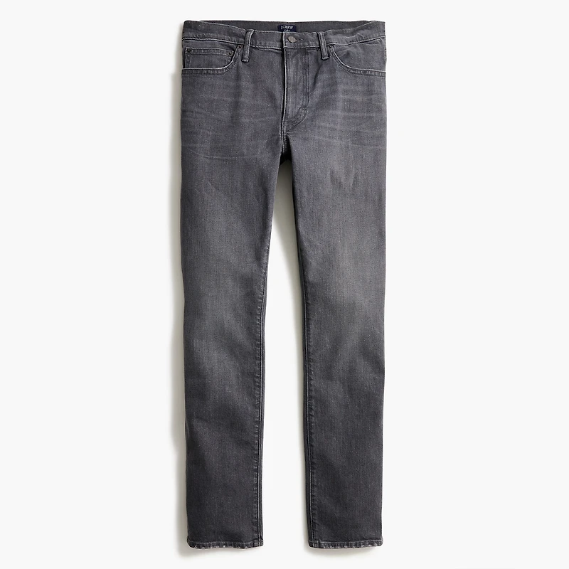 Straight-fit grey jean signature flex