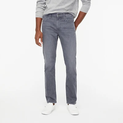 Straight-fit grey jean signature flex