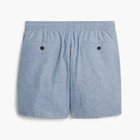 Linen-blend dock short