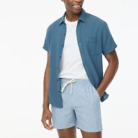 Linen-blend dock short