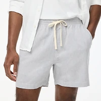 Linen-blend dock short