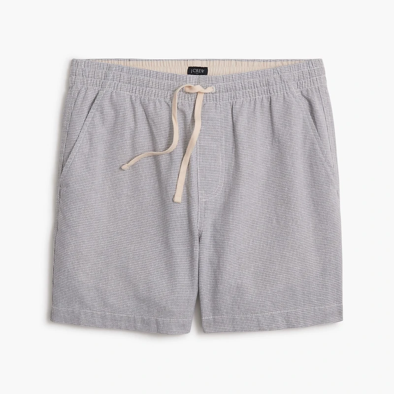 Linen-blend dock short