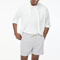 Linen-blend dock short