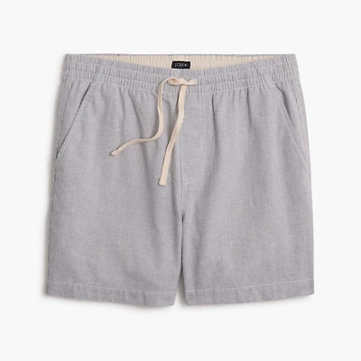 Linen-blend dock short