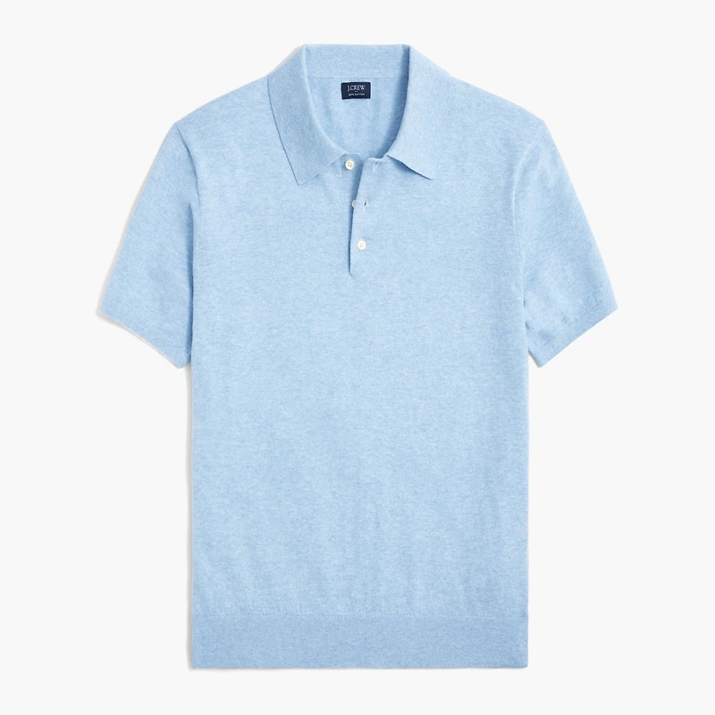 Cotton sweater-polo