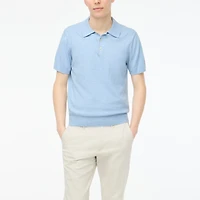 Cotton sweater-polo