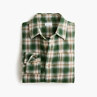 Boys' button-up flannel shirt