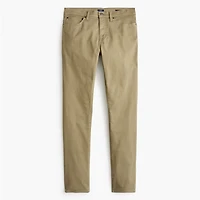 Slim-fit garment-dyed five-pocket pant