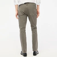 Slim-fit garment-dyed five-pocket pant