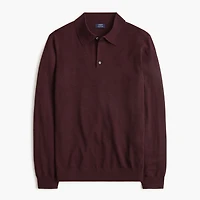 Merino wool-blend sweater-polo