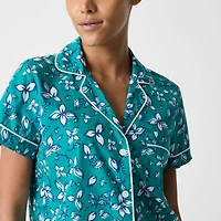 Short-sleeve cotton short pajama set