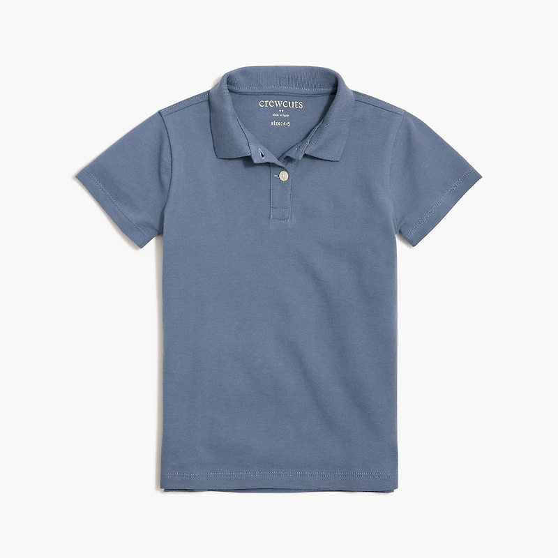 Kids' piqué polo