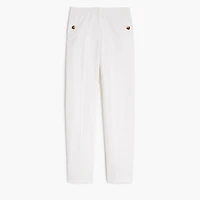Linen-cotton blend sailor pant