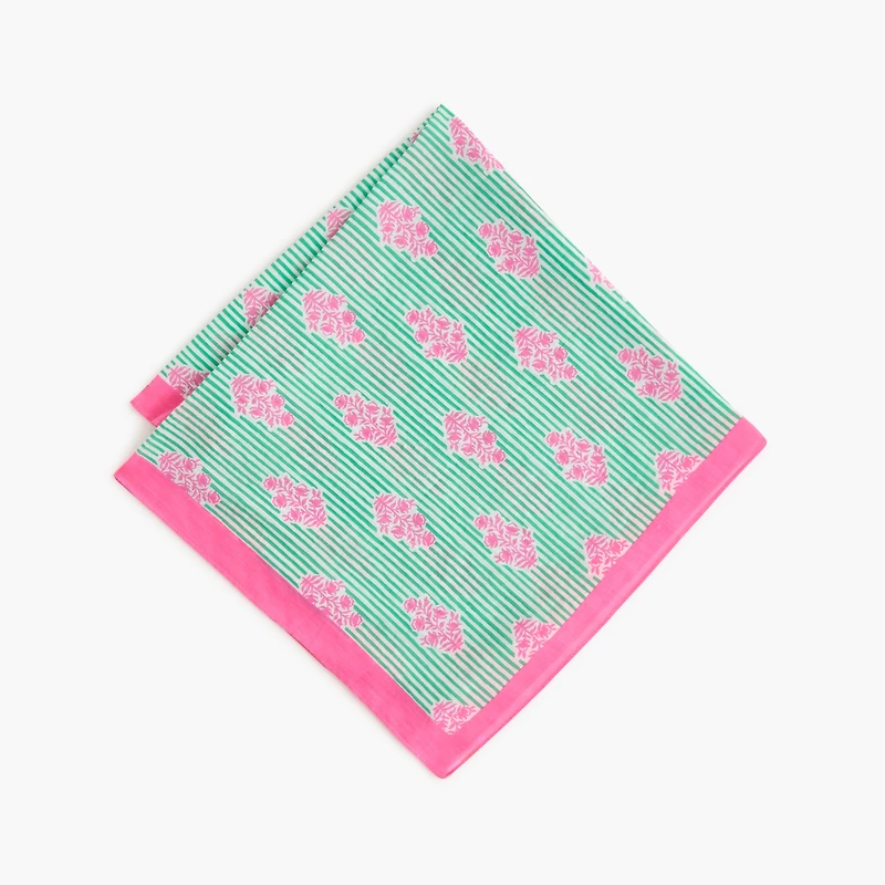 Cotton bandana scarf