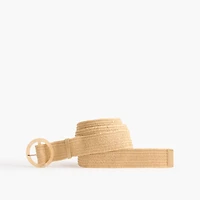 Stretch woven waist belt
