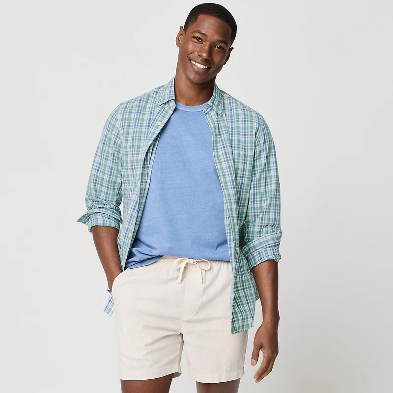 Classic-fit flex casual shirt