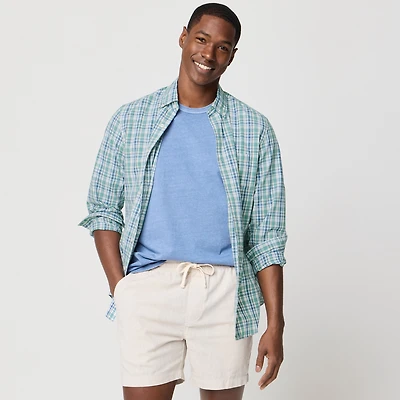 Classic-fit flex casual shirt