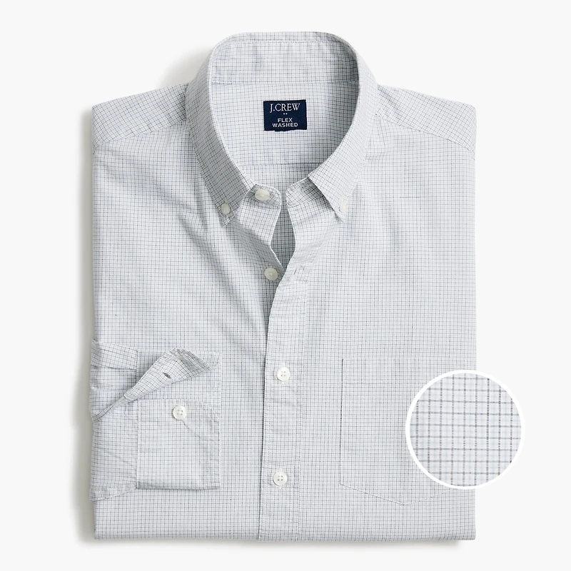 Classic-fit flex casual shirt