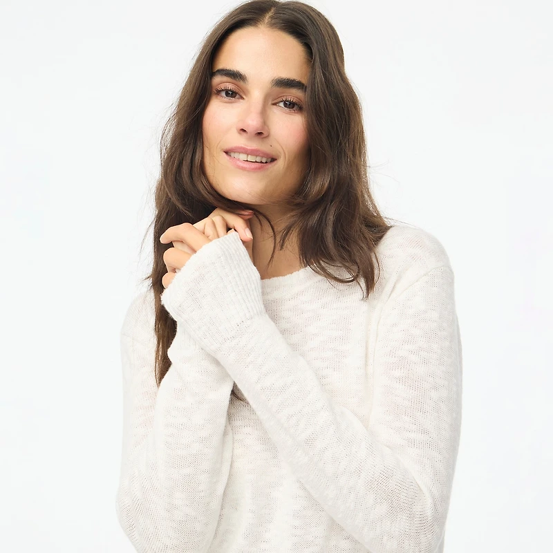 Crewneck beach sweater