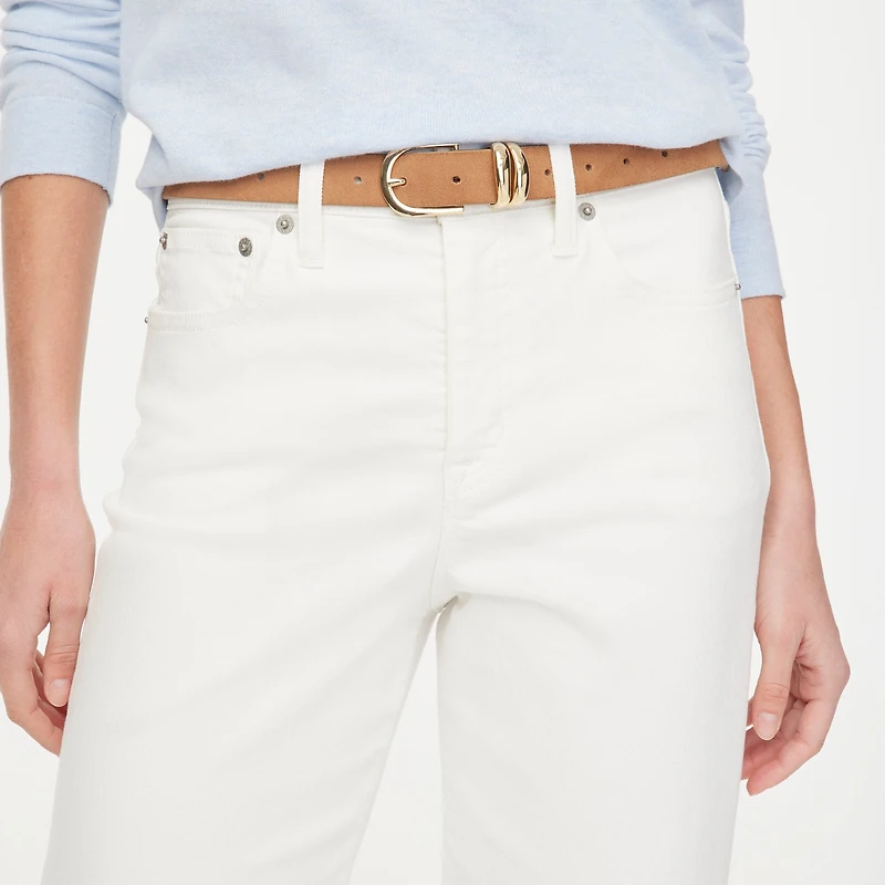 Wide-leg cropped jean all-day stretch