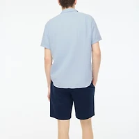 Short-sleeve gauze shirt