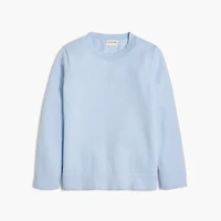 Girls' lightweight cotton Teddie sweater