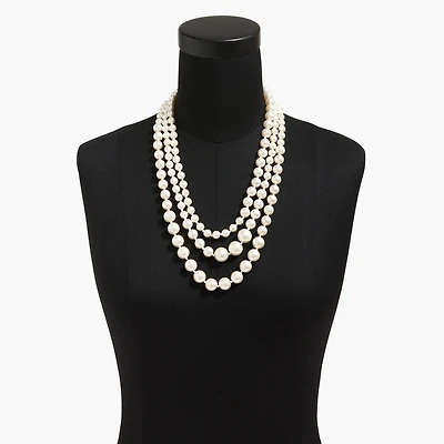 Pearl layering necklace