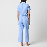 Woven pajama set