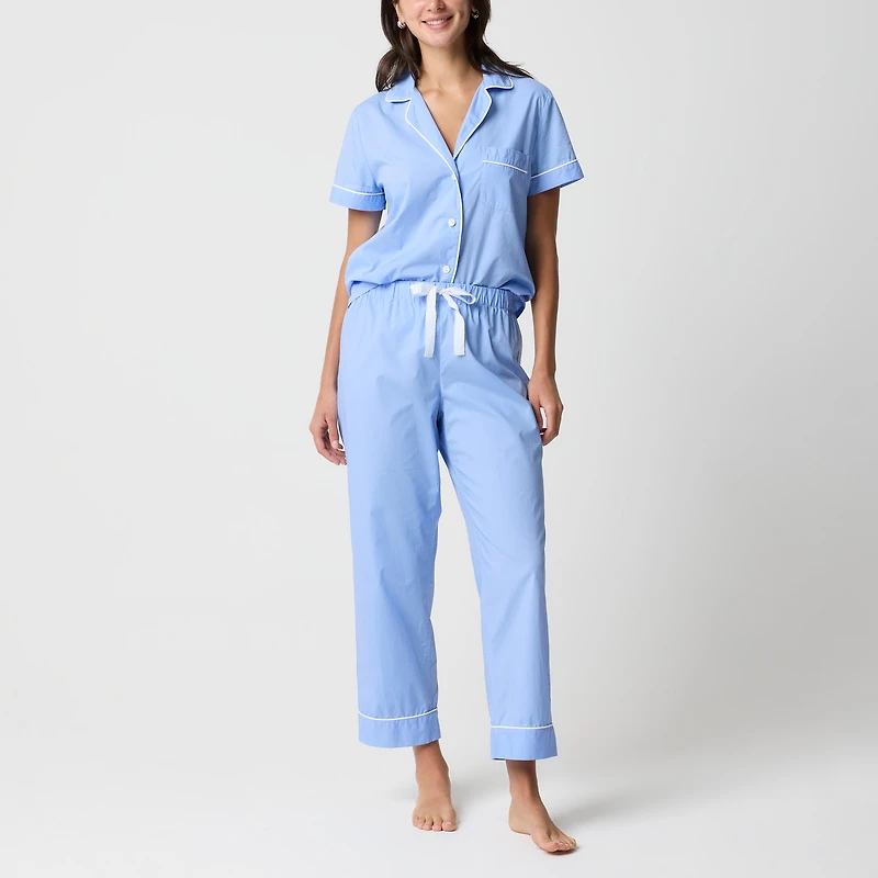 Woven pajama set
