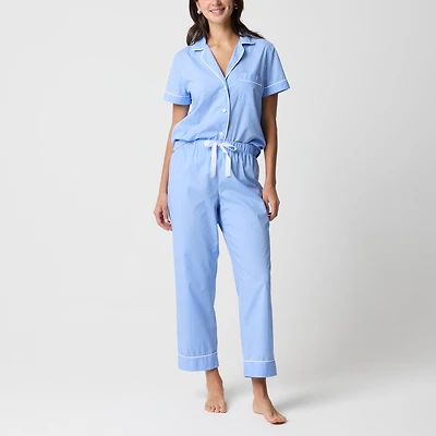 Woven pajama set