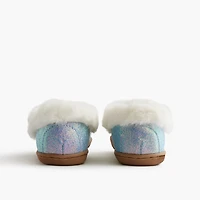 Girls' glitter slippers