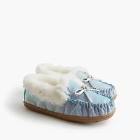 Girls' glitter slippers