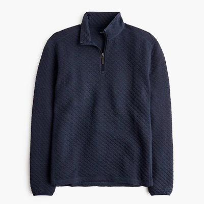 Quilted half-zip