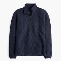 Quilted half-zip