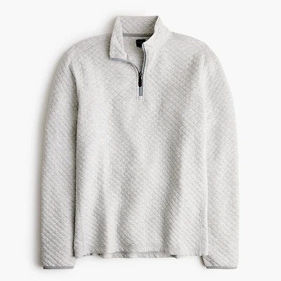 Quilted half-zip