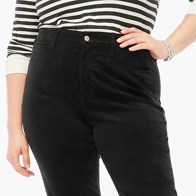 Corduroy full-length essential straight pant