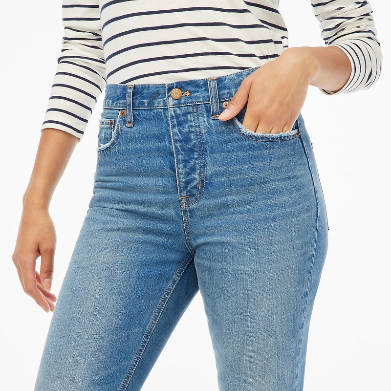 Petite Premium Edition straight jean with button fly