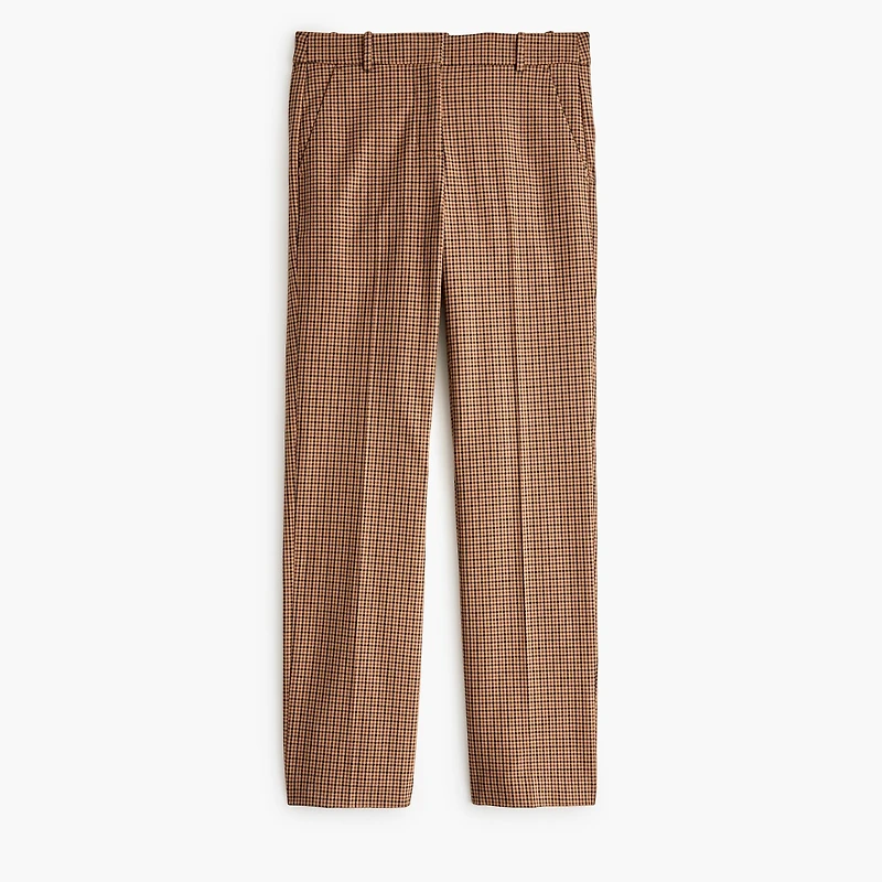 Kallie plaid straight-leg pant