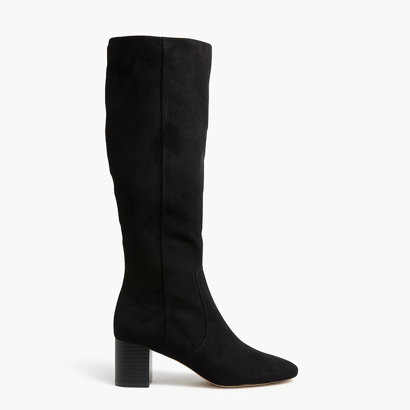 Knee-high heeled boots
