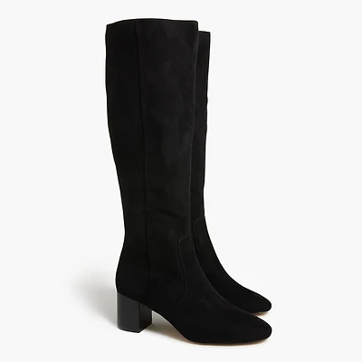 Knee-high heeled boots