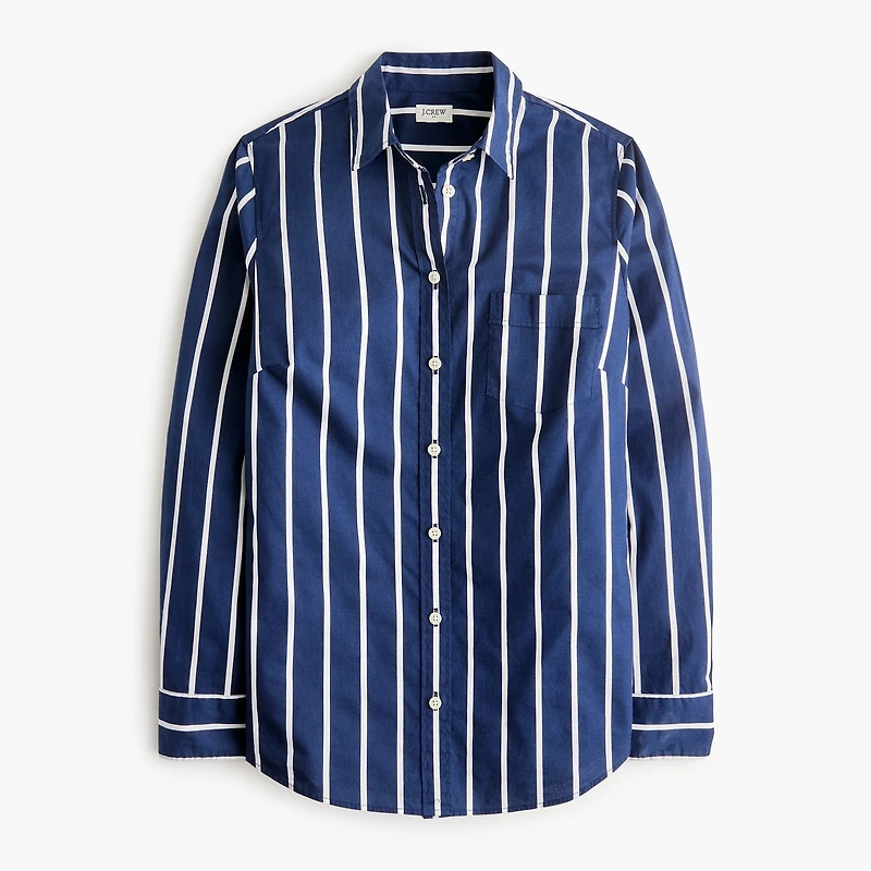 Lightweight cotton-blend shirt signature fit