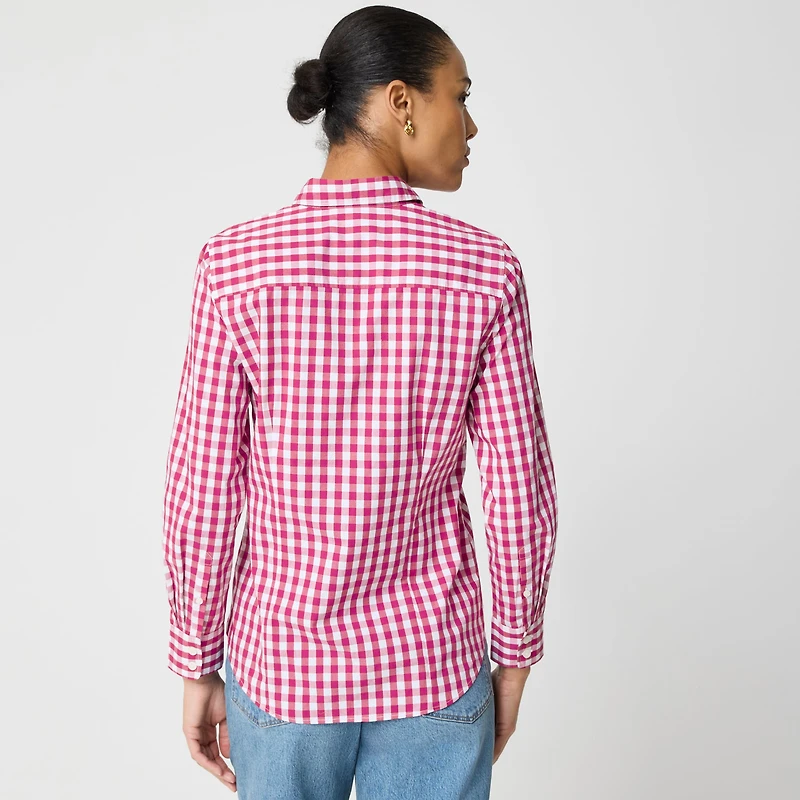 Lightweight cotton-blend shirt signature fit