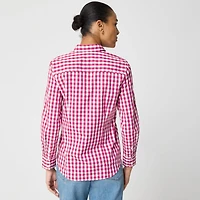 Lightweight cotton-blend shirt signature fit