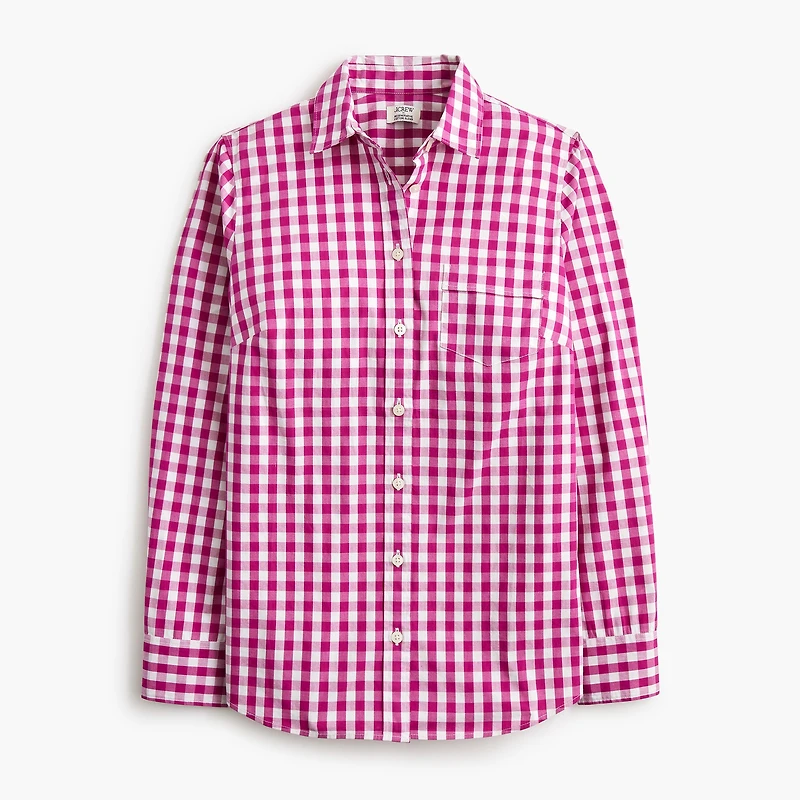 Lightweight cotton-blend shirt signature fit