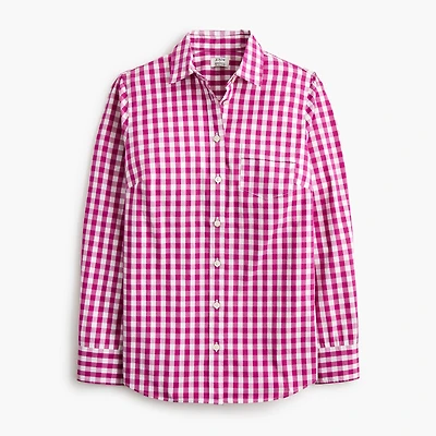 Lightweight cotton-blend shirt signature fit