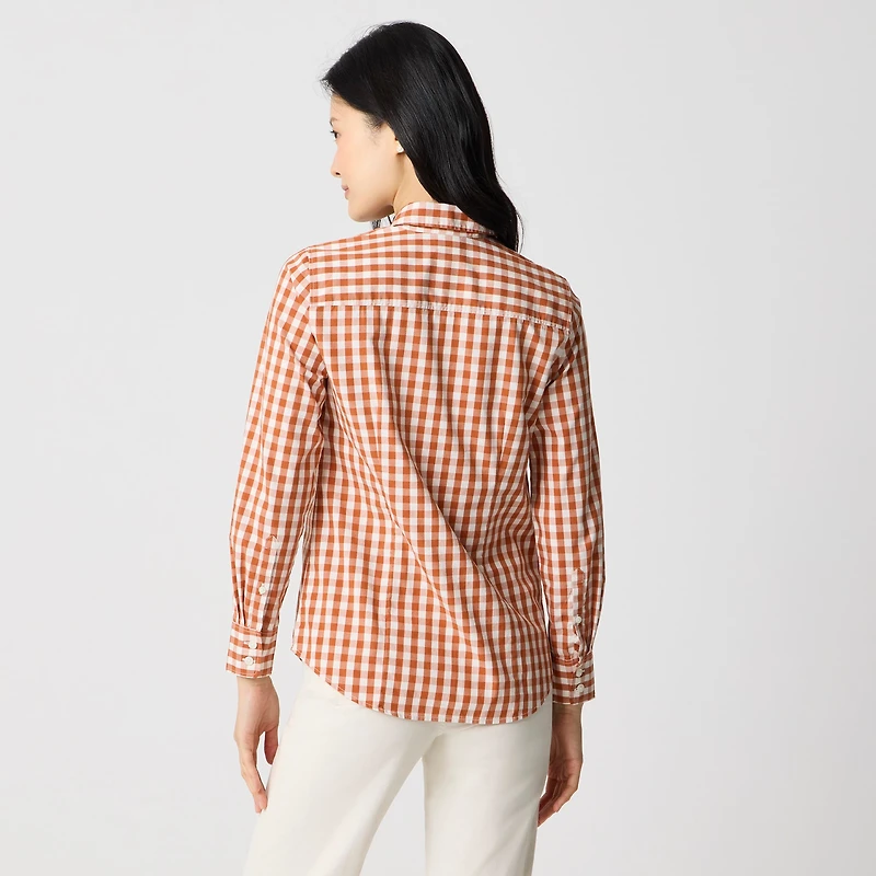 Lightweight cotton-blend shirt signature fit
