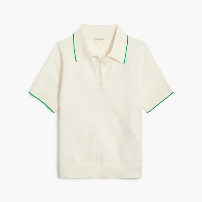 Girls' sweater-polo